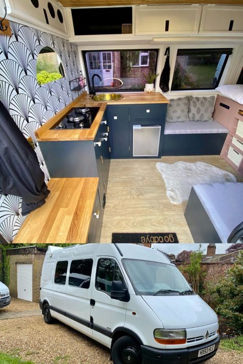 Renault Master Campervan, Renault Master Camper Conversion, Renault Master Camper, Van Layout, Caravan Living, Campervan Ideas, Camper Travel, Diy Campervan, Van Camper