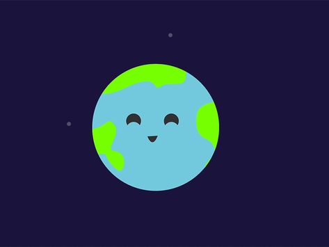 Happy Earth by philearnest Cute Earth, Earth Gif, Trippy Gif, Animation Stop Motion, Random Gif, Gif Animated, Happy Gif, Graphic Design Background Templates, Motion Design Animation