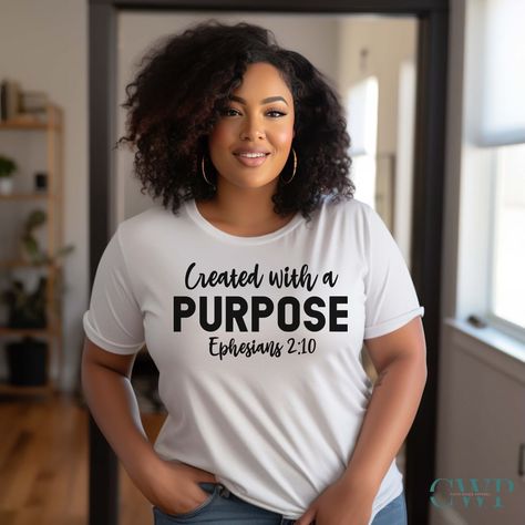 I had to stop by and tell someone that YOU WERE CREATED WITH A PURPOSE‼️. Don’t ever think for one moment that the Lord don’t have use for you. You have much for you to do for the kingdom! So, let this be your reminder the next time you feel lost that you are CREATED WITH A PURPOSE #faithbasedapparel #faithbasedclothing #faithbasedtees #christianclothingline #christianclothing #christiancontent #christiancontentcreator #wearyourfaith #womanoffaith #womanofgod God Has A Plan, Created With A Purpose, Divine Purpose, Faith Based Clothing, Purpose Driven Life, Divine Design, Women Of Faith, Feeling Lost, Dark Room