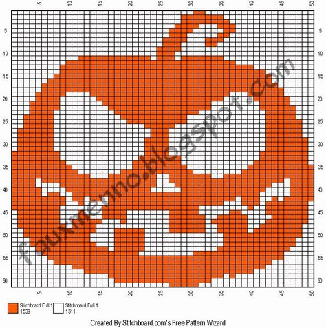 Free Evil Pumpkin Jack-o-Lantern Halloween Crochet Graph| The Faux Menno: Free Halloween Crochet Graphs Pumpkin Tapestry Crochet, Free Halloween Crochet, Pumpkin Cross Stitch, Crochet Graphs, Evil Pumpkin, Graph Patterns, Crochet Graph, Fall Crochet, Fall Crochet Patterns