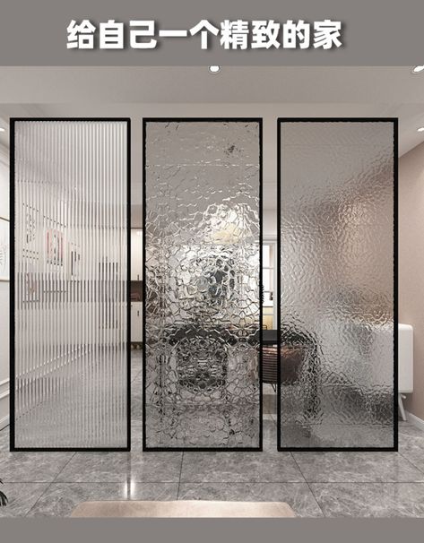 Explore our factory-direct offerings of exquisite glass room dividers. Customize your choice with a range of glass types, colors, and sizes. #GlassDividerDesigns#CustomGlassPartitions #InteriorGlassScreens#ElegantRoomDividers #BespokeGlassInteriors#TailoredPartitionSolution#LuxuryGlassDividers#PersonalizedSpaceEnhancement#CustomizedInteriorGlass#FactoryDirectGlassScreens Glass Pivot Door Interiors, Glass Doors Separating Rooms, Glass Divider Design, Glass Screen Wall, Frosted Glass Partition Wall, Designer Glass, Sandwich Glass Partition, Glass Partition Design, Glass Interior Design