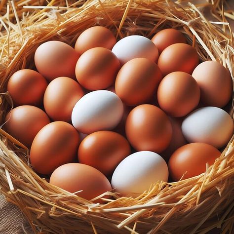 Photo fresh eggs many eggs hay natural e... | Premium Photo #Freepik #photo Eggs Image, Egg Pictures, Egg Photo, Farm Eggs, Farm Fresh Eggs, Event Food, Fresh Eggs, Business Card Maker, Flyer Maker