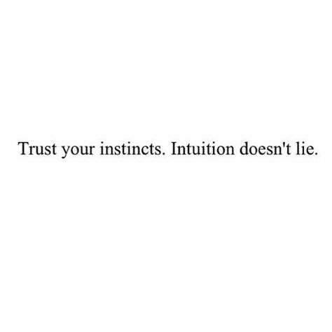 Instinct Quotes, Lies Quotes, Trust Your Instincts, Personal Quotes, My Quotes, Words Of Encouragement, Real Quotes, Fact Quotes, Note To Self