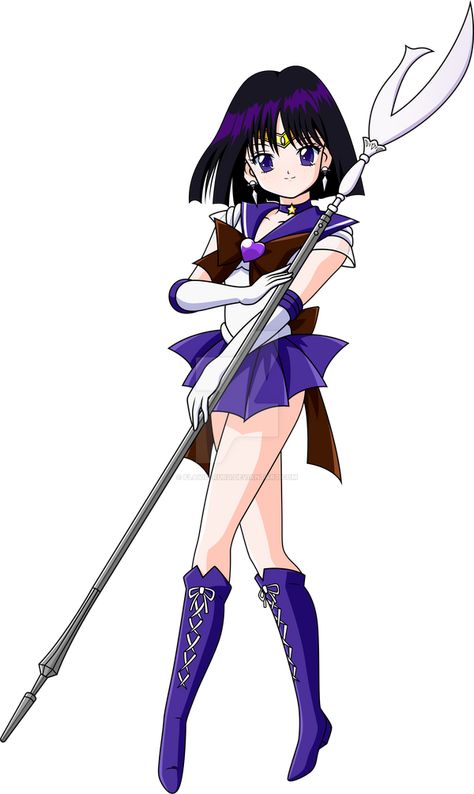 Saturn Vector, Sailor Moon Saturn, Sailor Saturn Cosplay, Movie Outfit, Saylor Moon, Sailor Moon Screencaps, Anime Long Hair, Sailor Guardians, Sayaka Miki