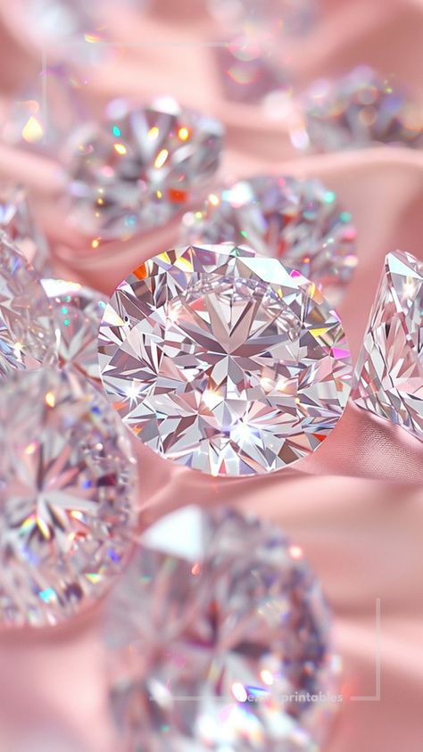 April Asthetic, Pink Diamond Wallpaper, Sparkly Iphone Wallpaper, Pink Glitter Background, Crystal Background, Diamond Background, Rose Gold Aesthetic, Pink Glitter Wallpaper, Cute Images For Wallpaper