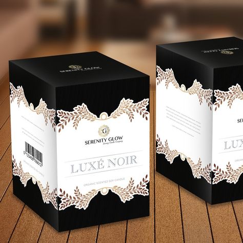 🌗 CANDLES #geminjaspottedcandles  Illustrated Packaging Branding Design with beautiful drawn graphic design, illuminated Product featured #packagingdesign #candles #luminary #geminja  Luxury high end candle packaging/box design needed Serenityglowcandleco needed a new product packaging design and created a contest on 99designs. Winning design by Ponteresandco Candle Box Packaging, Packaging Box Design, Candle Packaging Design, Custom Product Packaging, Candle Boxes, Luxury Packaging Design, Printed Candles, Modern Packaging, Perfume Box