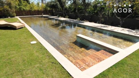 Disappearing Pool, Israel-based Agor Creative Engineering came up with this one-of-a-kind pool that can literally be tucked away when not needed and brought back to life every time a user wishes a dip. The pool uses a hydraulic system that moves the floors to make the water appear and disappear. The depth of the pool water can also be adjusted automatically by users to better accommodate children and physically-challenged adults. Disappearing Pool, Hidden Pool, Moderne Pools, Piscina Interior, Cool Swimming Pools, Floor Sink, Covered Decks, Pool Design, Wooden Decks