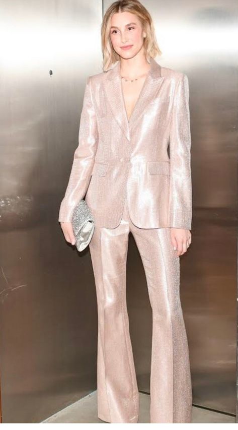 Nude Suit For Women, Champagne Suit, Wedding Suit Women, Whitney Port, Suit For Women, Beautiful Night, Suit Set, Wedding Suits, Suits For Women