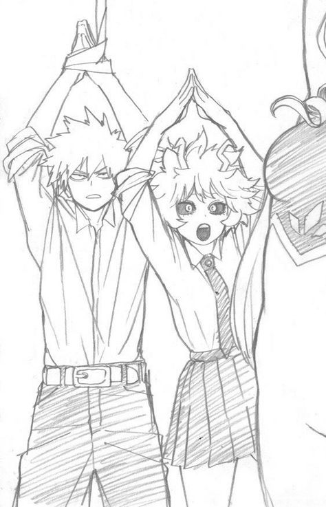 Bnha Manga, Manga Coloring Book, Bakugou Manga, Manga Covers, Hero Academia Characters, My Hero Academia Manga, Anime Sketch, Cute Anime Pics, Art Block