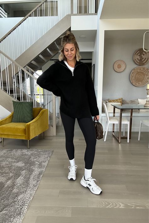 lululemon Align™ High-Rise Pant 25 Crew Socks With Sneakers Outfit Leggings, Sneakers Outfit Leggings, Crew Socks With Sneakers Outfit, Crew Socks With Sneakers, Socks With Sneakers Outfit, Socks With Sneakers, Outfit Leggings, Lounge Outfits, Lululemon Align