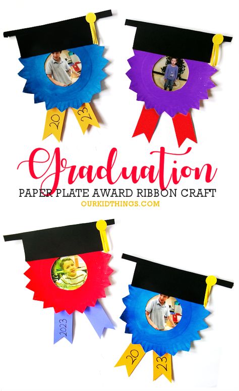 Paper Plate Graduation Award Craft Kindergarten Graduation Crafts Free Printable, Graduation Preschool Crafts, Preschool Graduation Crafts Art Projects, Graduation Art Preschool, Kindergarten Graduation Crafts For Kids, Graduation Crafts For Kids, Graduation Kindergarten, Graduation Ideas For Preschool, Graduation Art Ideas