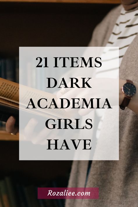 Once you have these dark academia closet staples, you are ONE BIG STEP closer to a true dark academia girl!! #darkacademiastufftobuy #darkacademiastarterkit #darkacademiawardrobewomen dark academia things to buy dark academia starter pack how to build a dark academia wardrobe Dark Acedamia Capsule Wardrobe, The Dark Academia Aesthetic, Dark Academia Gadgets, Dark Academia Hourglass Outfit, Dark Academia Must Haves Clothes, Dark Academia Things To Buy, Dark Academia Outfit Turtleneck, Dark Academia Outfit Simple, Dark Academia 2023