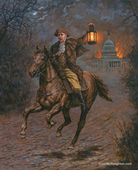 Jon Mcnaughton Paintings, Jon Mcnaughton, Paul Revere's Ride, Revolution Art, Patriotic Pictures, Litho Print, Paul Revere, Sean Hannity, American Painting