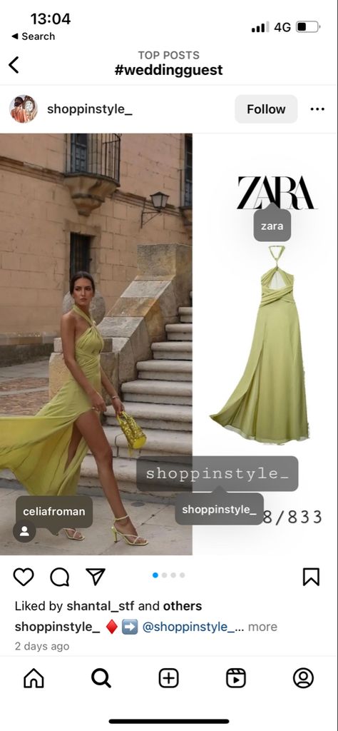 Wedding Guest Dress 2023, Guest Dresses, Wedding Guest Dress, Green Dress, Wedding Guest, Zara, Green, Dresses, Clothes