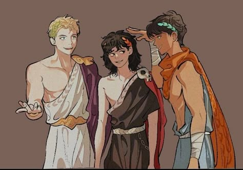 Percy Jackson God Au, The Big Three Percy Jackson, Big Three Percy Jackson, Percy And Nico, The Kane Chronicles, Hades Game, Percy Jackson Comics, The Big Three, Infinity Train