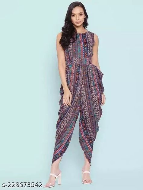 Dhoti Jumpsuit, Indian Jumpsuit, Jumpsuit Fitted, Style Jumpsuit, Jumpsuit For Women, Maxi Jumpsuit, Indo Western Dress, Jumpsuit Pattern, Jumpsuit Black