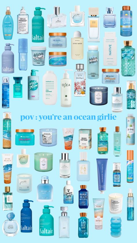 Ocean Body Wash, Ocean Skincare, Whipped Shea Body Butter, Ocean Scent, Ocean Girl, Sephora Skin Care, Fragrances Perfume Woman, Shower Skin Care, Body Smells