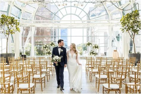 Indianapolis Artsgarden Wedding, Indianapolis Wedding Venues, Indiana Wedding Venues, Windows Modern, Wedding Venues Indianapolis, Cattle Farm, Airbnb Wedding, Bridal Fair, Smallest Wedding Venue