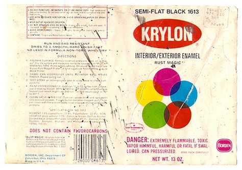 Vintage Krylon Borden Spray Paint Can Label by gregg_koenig, via Flickr Mini Templates, Printable Lables, Warehouse Party, Krylon Spray Paint, Spray Paint Can, Dollhouse Art, Marvel Rogue, Adobe Photoshop Design, Mechanic Shop