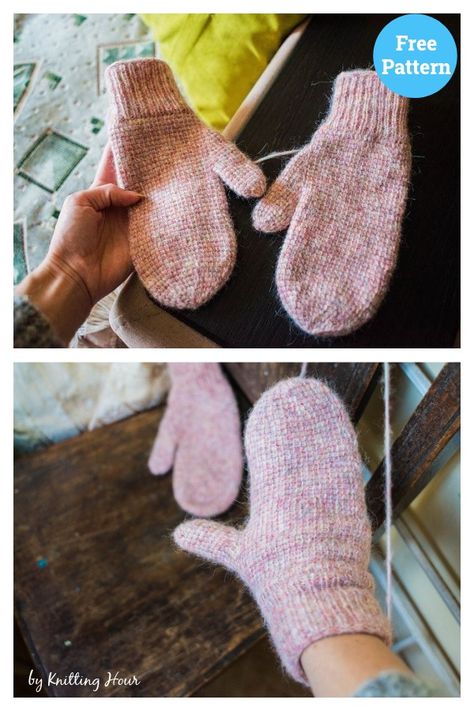 Basic Tunisian Stitch Mittens Free Crochet Pattern Mittens Free Pattern, Crochet Baby Mittens, Crochet Mittens Free Pattern, Crochet Mittens Pattern, Tunisian Crochet Pattern, Glove Pattern, Crochet Gloves Pattern, Tunisian Crochet Patterns, Crochet Patterns Free Beginner