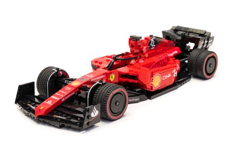 Ferrari F1-75 (1) | Here's my LEGO rendition of the 2022 Fer… | Flickr Ferrari F1 75, Charles Leclerc And Carlos Sainz, F1 75, Formula One Car, Lego Sculptures, F1 Wallpaper Hd, Bf Gifts, Lego News, Ferrari F40