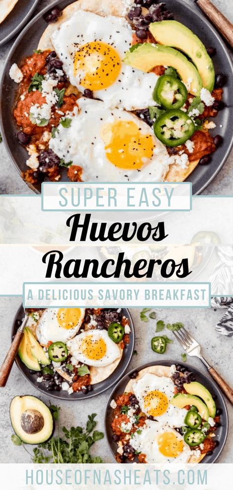 Huevos Rancheros Hue Is Rancheros Recipe, Juavoes Rancheros, Hue Is Rancheros, Huevos Rancheros Skillet, Huevos Ranchero, Ranchero Sauce, Huevos Rancheros Recipe, College Recipes, Cleaner Eating