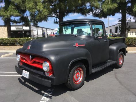 1956 F100, F100 For Sale, 1956 Ford F100, 1956 Ford Truck, 1954 Ford, Modern Muscle Cars, Built Ford Tough, Ford F Series, Farm Trucks