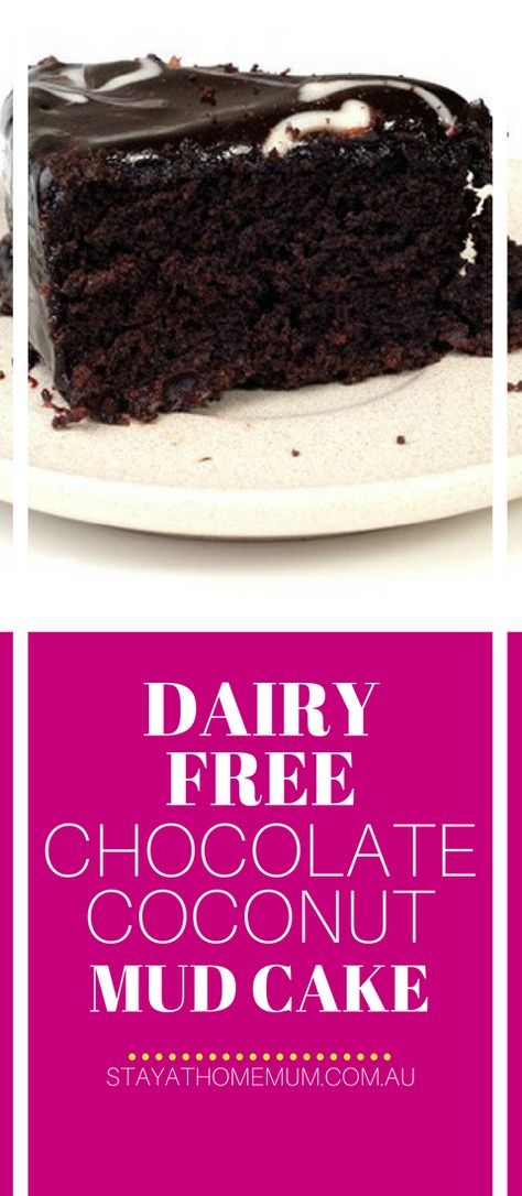 Vegan Mud Cake, Wicked Cake, Mud Cake Recipes, Eggless Cakes, Chocolate Mud Cake, Stay At Home Mum, Mini Treats, Eggless Cake, Dairy Free Eggs