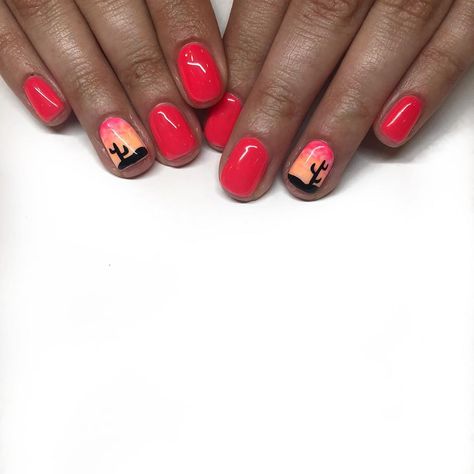 End If Summer Nail Ideas, Arizona Themed Nails, Santa Fe Nails, Arizona Nail Ideas, Arizona Nails Designs, Arizona Nail Designs, Desert Nails Designs, Southwestern Nails, Southwest Nails