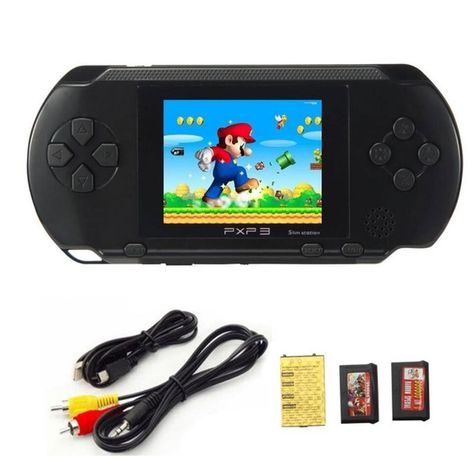 Portable Game Console, Handheld Video Games, Gaming System, Retro Games Console, Game Black, Retro Video, Retro Games, Classic Video Games, Retro Videos