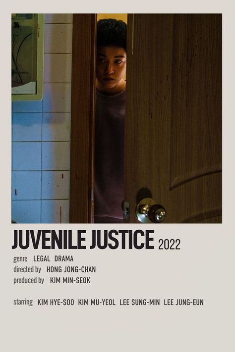 Juvenile Justice Kdrama, Justice Poster, Kdramas To Watch, Kdrama Poster, Juvenile Justice, Minimalist Polaroid Poster, Lee Sung Min, Night Film, Korean Drama Series