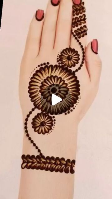 shanaj Bhati on Instagram: "Mehndi design video" Mehndi Designs Videos, Mehndi Design Video, Mehndi Video, Henna Inspired Tattoos, Heena Design, Simple Henna Tattoo, Inspired Tattoos, Social Art, Simple Henna