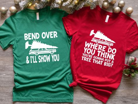 Xmas Couple, Christmas Shirt Funny, Couple Christmas, Over Shirt, Matching Sweatshirts, Xmas Sweater, Matching Couple, Funny Christmas Shirts, Christmas Couple