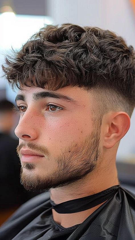 25 French Crop Haircuts That Redefine Sophistication Man Haircut Mid Length, Textured Crop Mens Haircut, French Crop With Beard, French Fade Haircut, Mens French Crop Haircut, Crop Fringe Men, French Crop Fade Haircut Men, Soccer Haircuts For Men, Skin Fade Textured Fringe