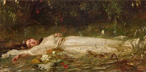 Carlyanne McConnell on Twitter: "And the poet says that by starlight You come seeking, in the night, the flowers that you picked And that he has seen on the water, lying in her long veils White Ophelia floating, like a great lily. ~ Arthur Rimbaud 🎨 Friedrich Wilhelm Theodor Heyser… https://t.co/zNqn7oAYUR" Friedrich Heyser, Ophelia Painting, Rennaissance Art, Historical Painting, Pre Raphaelite, Ethereal Art, Classical Art, In Water, Pretty Art