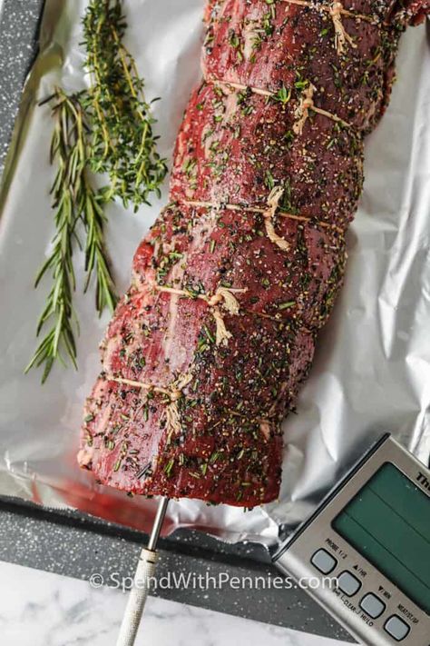 Beef Tenderloin Oven, Beef Tenderlion, Best Beef Tenderloin Recipe, Slow Roasted Beef Tenderloin, Tenderloin Recipes Oven, Roast Beef Tenderloin, Beef Tenderloin Roast Recipes, Roast Beef Recipe, Beef Loin