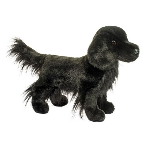 Douglas Dog, Black Stuffed Animal, Flat Coated Retriever, Dog Stuffed Animal, Hunting Trip, Irish Setter, Cute Stuffed Animals, Retriever Dog, Black Dog