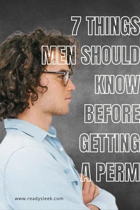 Thinking about getting a perm? Hold on, there are 7 things you need to know first! From maintenance to styling, make sure you're fully prepared before taking the plunge. Click now to discover the insider tips and tricks to getting the perfect perm, and transform your hair game today! #hairstyle #menslook #hairquestion #perm Perm For Men Short Hair, Mens Loose Perm Fade, Men Wave Perm, Perm For Straight Hair Men, Men’s Perm Before And After, Wavy Perm Long Hair Men, Mens Body Wave Perm, Perm Ideas Men, Men Permed Hair