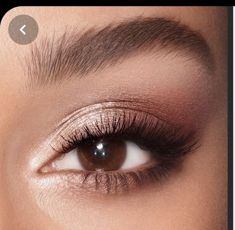 Light Bronze Eye Makeup, Subtle Brown Makeup, Wedding Guest Makeup Brown Eyes, Natural Eye Shadow Looks, Subtle Bridal Makeup, Quince Makeup, Brighter Eyes, Wedding Eyes, Rose Gold Eyeshadow