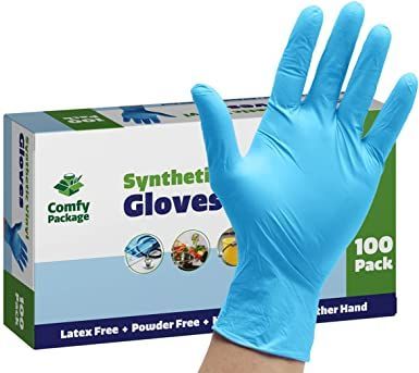 Synthetic Vinyl Blend Disposable Plastic Gloves Powder & Latex Free Bath Bomb Ingredients, Plastic Gloves, Blue Gloves, Washing Windows, Nitrile Gloves, Safety Gloves, Gloves Design, Teaching Life, Disposable Gloves