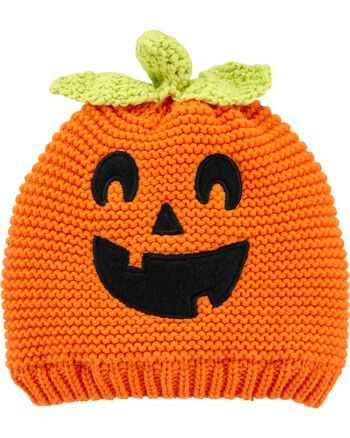 Carter's : Carter's Thanksgiving Turkey Knit Cap Pumpkin Knitted Hat, Crochet Halloween Hat, Baby Halloween Pumpkin, Baby Halloween Outfits, Pumpkin Hat, Halloween Hats, Halloween Jack O Lanterns, Carters Baby Boys