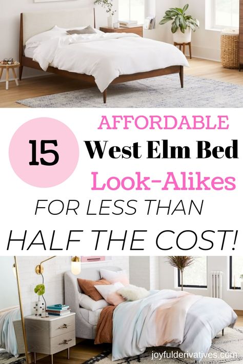 Hargrove Bed West Elm, West Elm Arne Bed, Lana Bed West Elm, West Elm Roan Bed, Emmet Bed West Elm, Bed Frame Affordable, West Elm Andes Bed, Affordable Queen Bed Frame, Midcentury Master Bedrooms