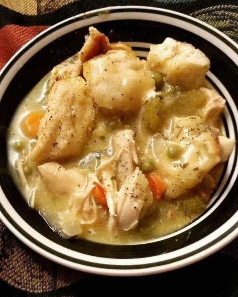 Can Chicken Broth, Easy Baking Recipe, Creamy Chicken And Dumplings, Homemade Potato Soup, Chicken Breast Slow Cooker, Chicken Dumplings Recipe, Crockpot Chicken And Dumplings, Keto Crockpot, Can Chicken