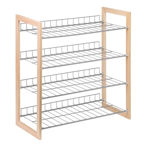 Wire closet shelving