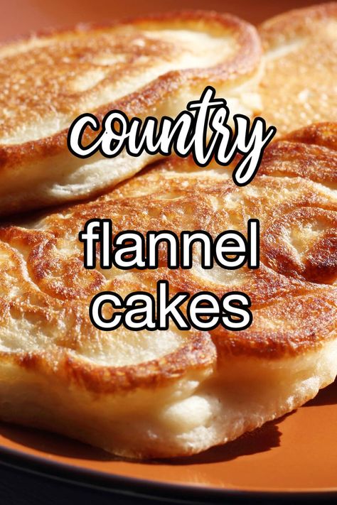 Country Flannel Cakes - Something about these flannel cakes will make you want to throw on a warm, comfy shirt and reach for the real maple syrup. Whether you're eating them in the countryside or the city, you really can't go wrong. | CDKitchen.com Flannel Cake Recipe, Country Style Breakfast, Flannel Cake, Country Breakfast, Caramel Recipes, Brunch Ideas, 30 Minute Meals, Inspired Recipes, Maple Syrup