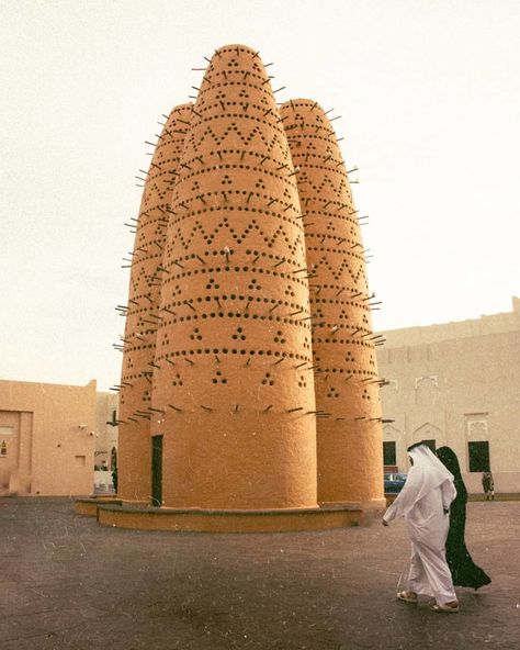 Qatar Architecture, Arabic Architecture, Qatar National Day, January 2024, Traditional Architecture, Islamic Architecture, Travel Aesthetic, Leaning Tower Of Pisa, Pigeon