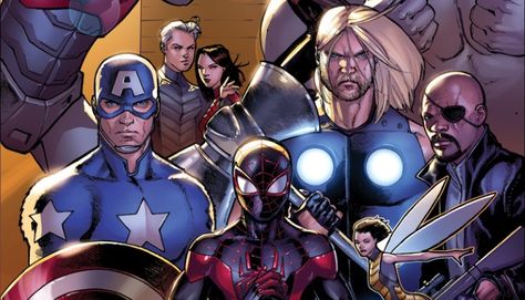 Marvel Ultimate Universe, Ultimate Avengers, All Marvel Characters, Ultimate Marvel, Black Comics, Comic Book Artwork, Avengers Comics, Marvel Fan Art, Marvel Comic Books