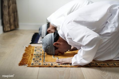 Muslim prayers in Sujud posture | premium image by rawpixel.com Image Ramadan, Arabic Culture, Islamic Photo, Man Praying, Muslim Culture, Islamic Calendar, Web Design Resources, Muslim Family, Eid Ul Fitr