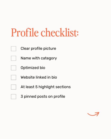 Spring is here, it’s time to clean up your socials!⁠ ⁠ Instagram checklist aka spring cleaning to-dos 🌷⁠ ⁠ There are two main things on your Instagram that need to be cleaned up every now and then…⁠ ⁠ Your profile and your content!⁠ ⁠ When was the last time you updated your bio? Weeks? Months? Years?⁠ ⁠ You are not alone! I see many biz owners putting this off on their to-do list. Which is why I put together a checklist for you to use!⁠ ⁠ Profile checklist:⁠ ✅⁠ ⁠ Clear profile picture - logo ... Clear Profile Picture, Instagram Checklist, When Was The Last Time, Branding Website Design, Picture Logo, Your Profile, Instagram Bio, Spring Is Here, Now And Then