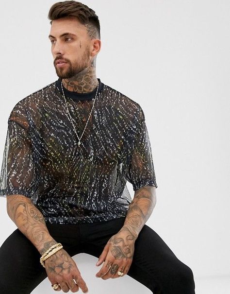 Glitter Men Outfit, Euphoria Outfits Men Party, Euphoria Outfits Guys, Glitter And Glamour Party Outfit Men, Euphoria Outfits Men, Euphoria Costume, Disco Outfit Men, Male Festival Outfits, Studio 54 Fashion